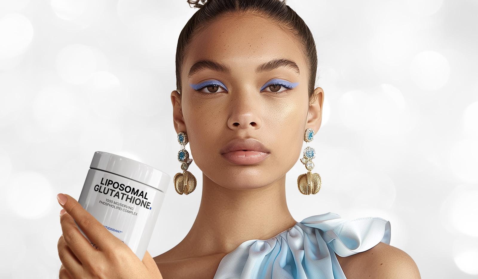 glutathione powder for face in france Liposomal Powder: A Leap Forward Antioxidant Support Microneedle Eye Patches | INGESTIBLE SIZE:2 Ounce System