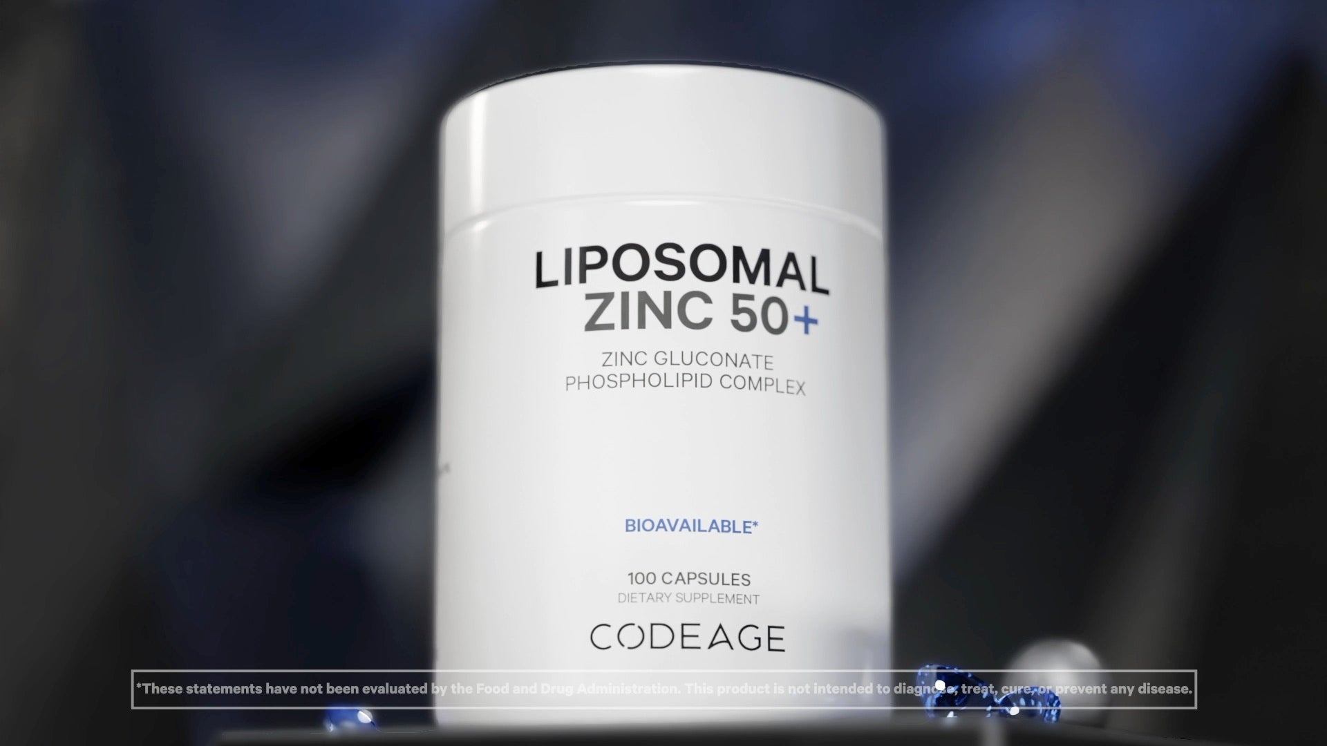 Liposomal Zinc 50mg as Zinc Gluconate Codeage