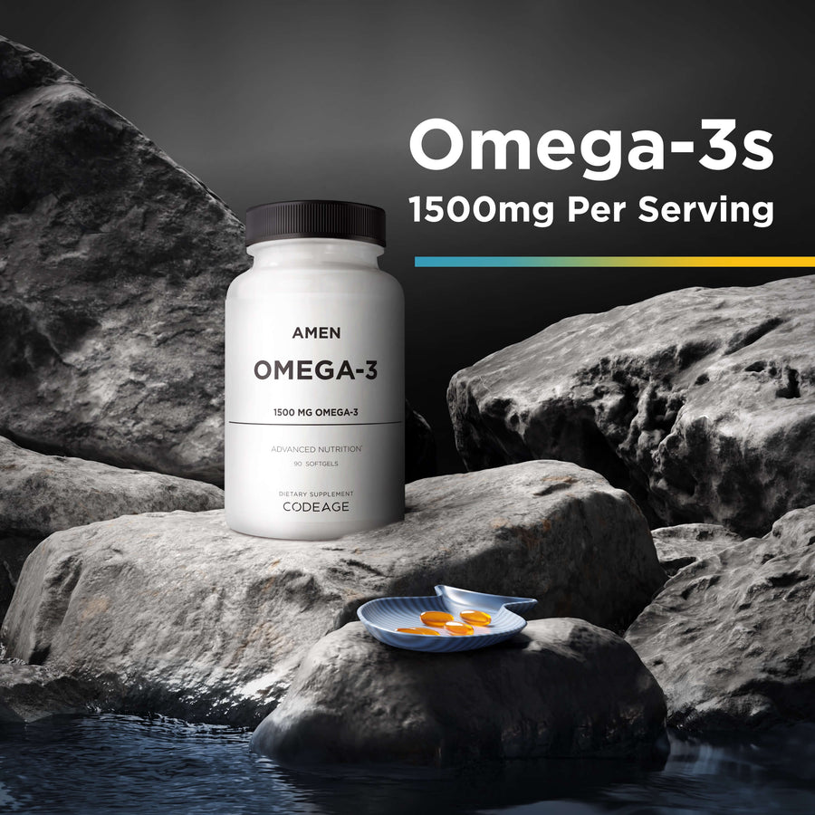 Amen Omega-3 EPA DHA Supplement Vitamin 1500mg omega 3 supplement