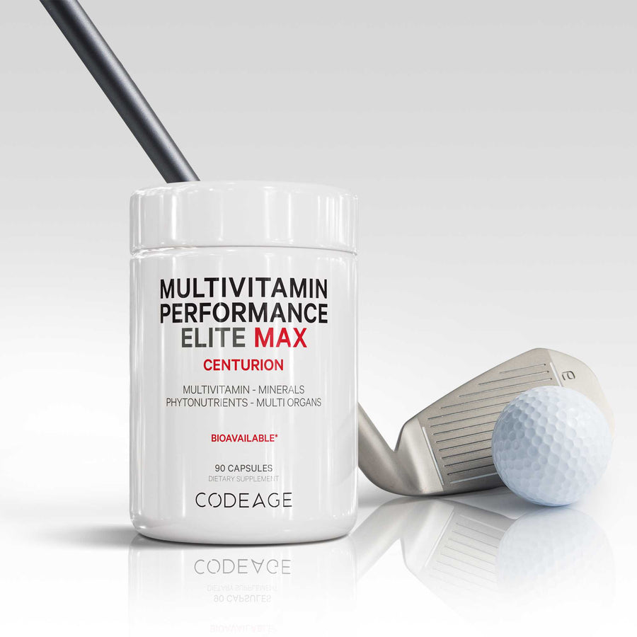 Codeage Multivitamin Performance Elite Max supplement for athletes portrait
