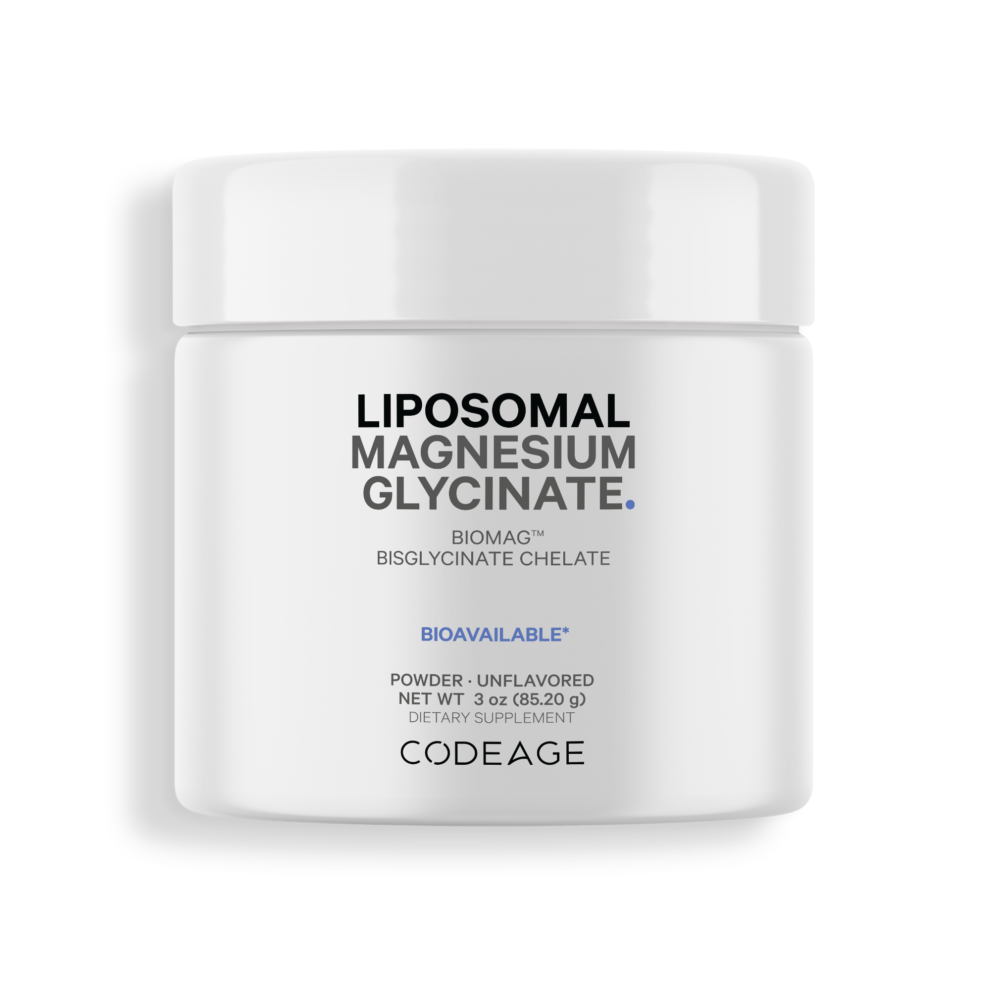 Codeage Liposomal Magnesium Glycinate Bisglycinate Powder Supplement codeage-liposomal-magnesium-glycinate-bisglycinate-powder-supplement