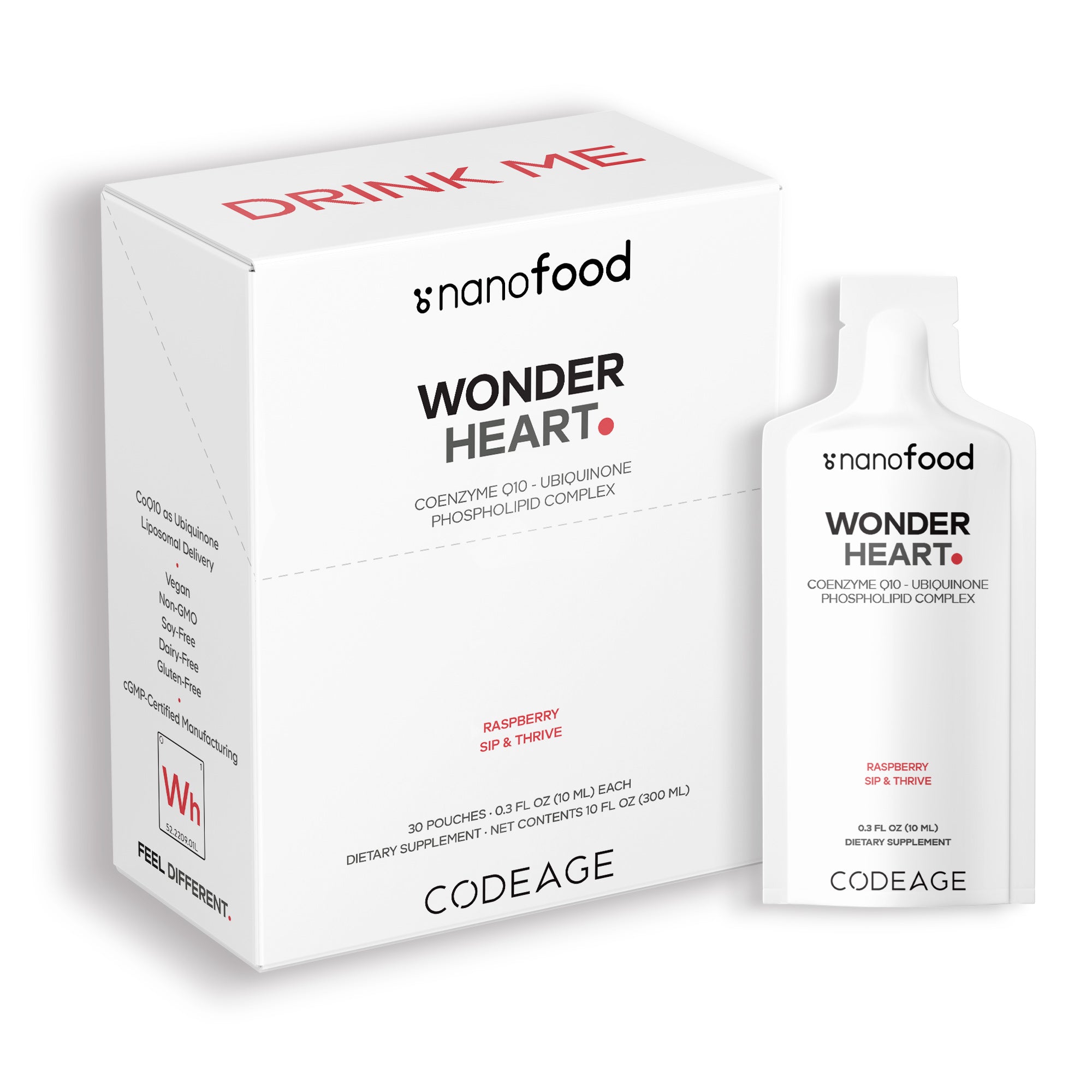 Codeage Liposomal CoQ10 Supplement Wonder Heart - Vitamins Nanofood