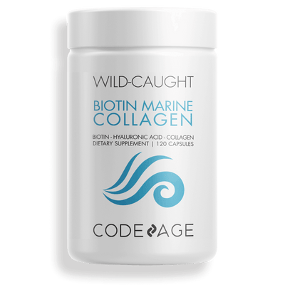 Wild Caught Biotin Marine Collagen Peptides Capsules