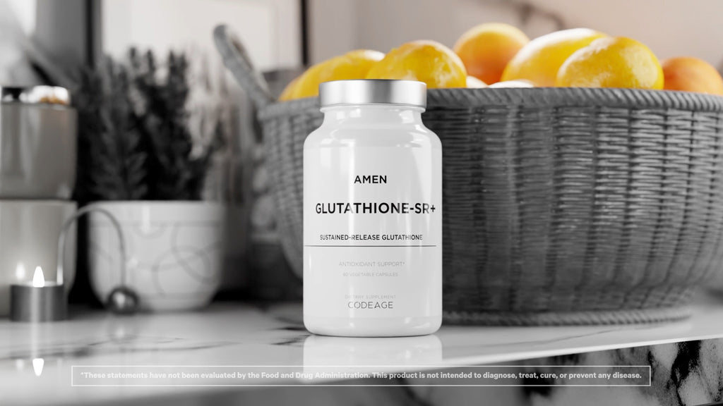 Glutathione-SR+ With Reduced L-Glutathione and Time-Release Matrix