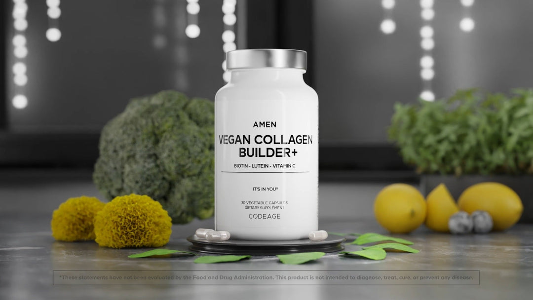 biotina con colageno vitamina c y glutathione Amen Biotin Collagen Vitamins+ making it a versatile addition to your wellness routine Cata-Kor Hair Skin and Nails
