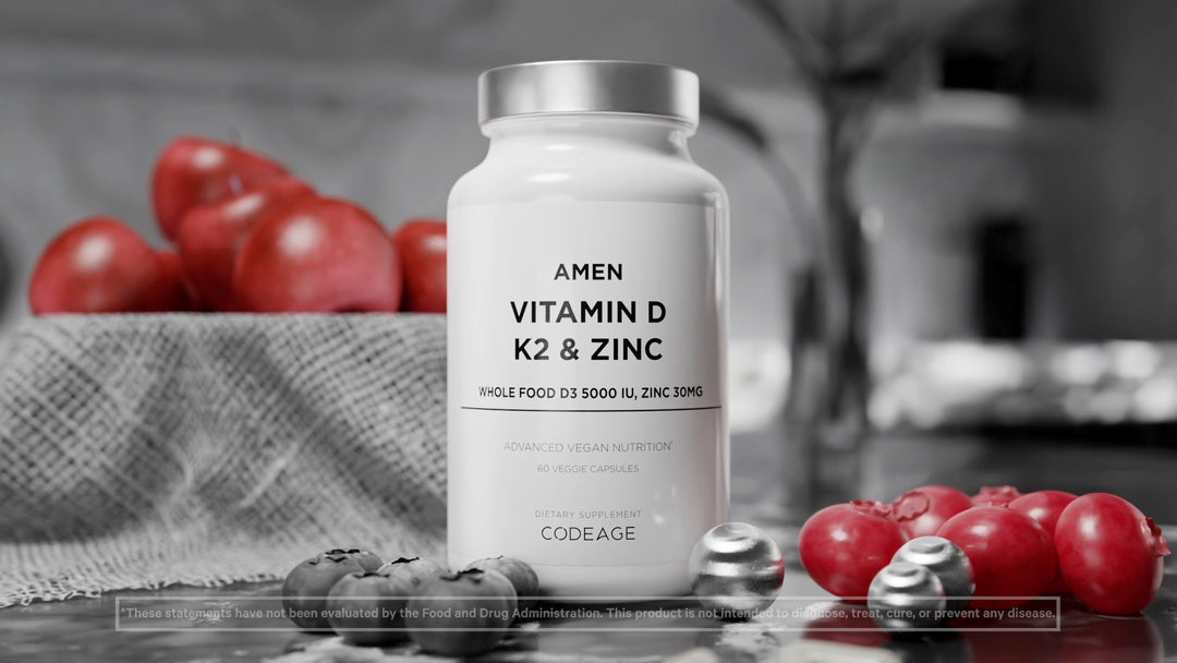 Vitamin D3 K2 and Zinc Supplement