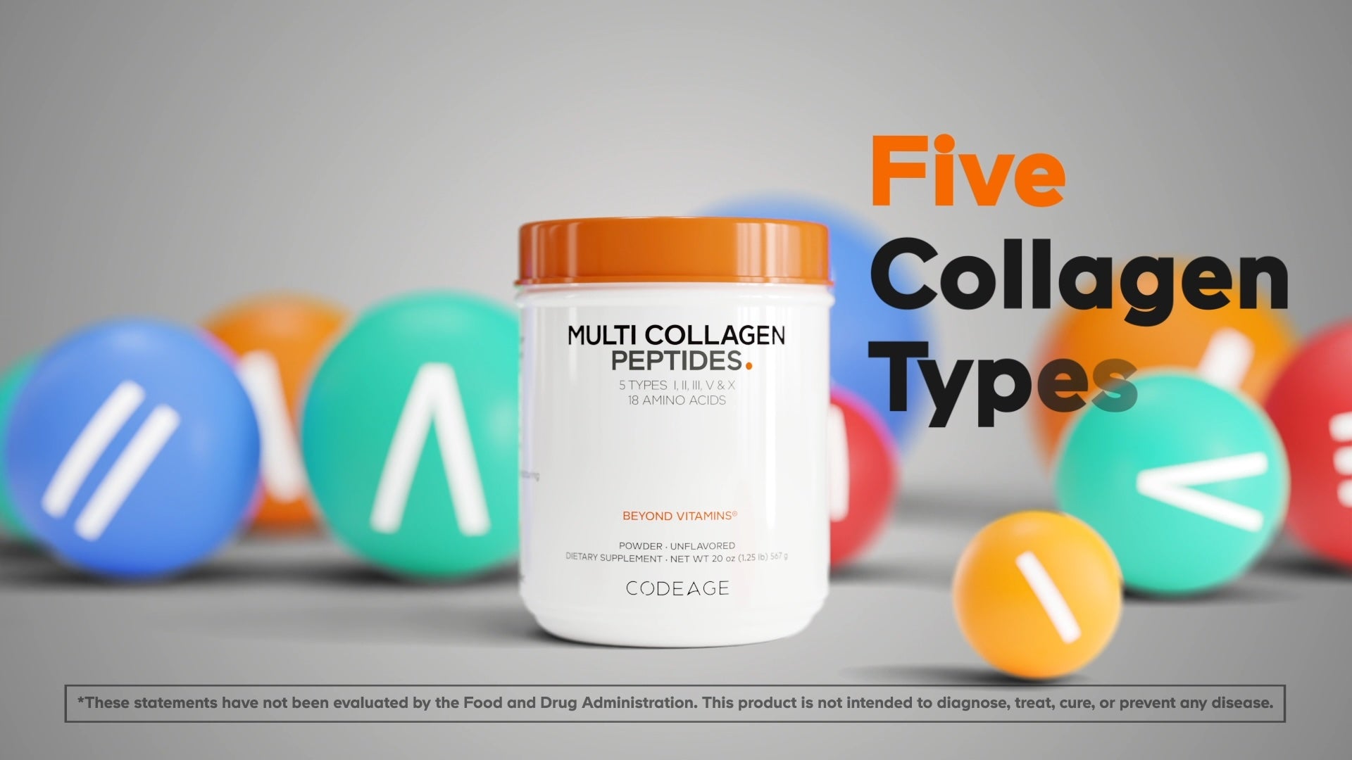 5 Collagen Types All-in-One With 2-Month Supply - Codeage