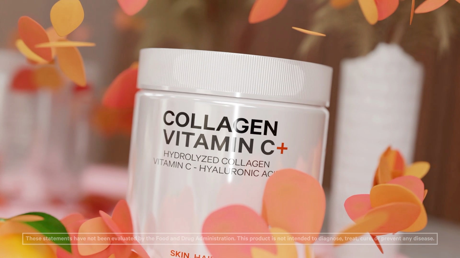 Collagen Peptides Powder With Vitamin C and Hyaluronic Acid | Codeage