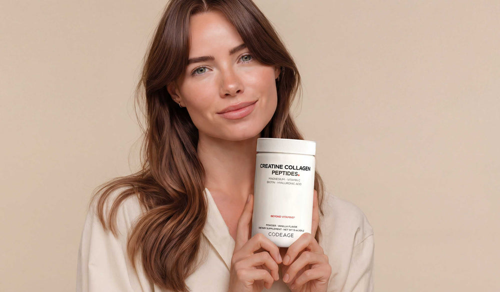 Two Icons, One Formula: Creatine Collagen Peptides Powder Supplement image preview