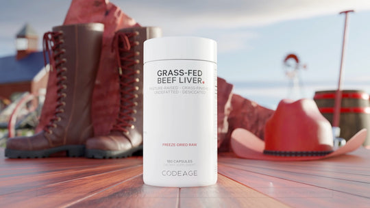 Codeage Grass-Fed Beef Liver Supplement Capsule
