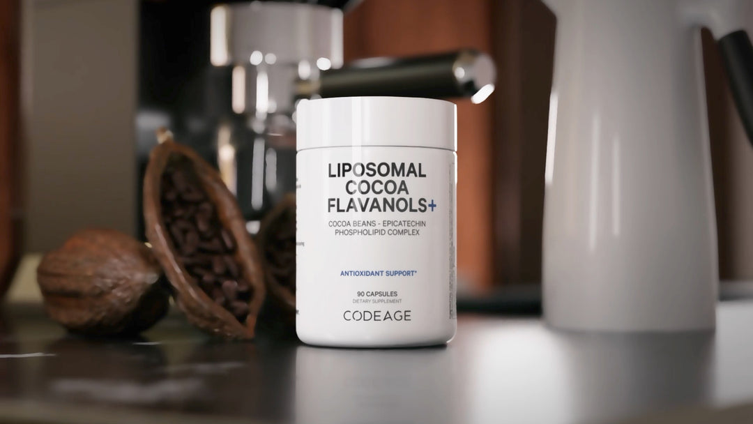 Flavonoles de cacao, epicatequina y complejo de fosfolípidos