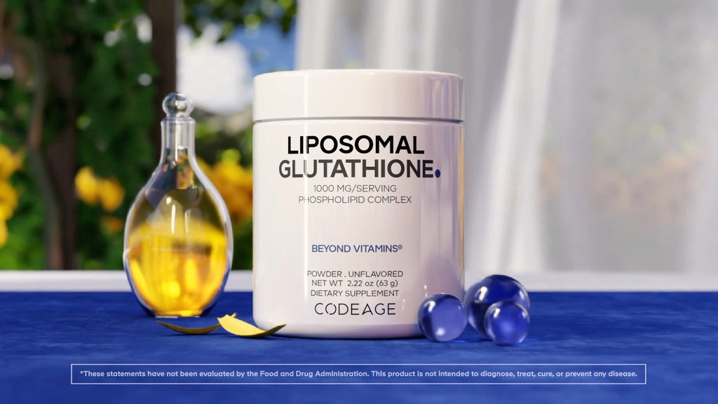 Supplment de L-Glutathion sous forme de poudre avec administration liposomale - Codeage Supplment de L-Glutathion sous forme de poudre avec administration liposomale - Codeage