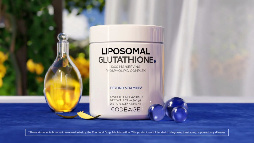 Supplment de L-Glutathion sous forme de poudre avec administration liposomale - Codeage Supplment de L-Glutathion sous forme de poudre avec administration liposomale - Codeage