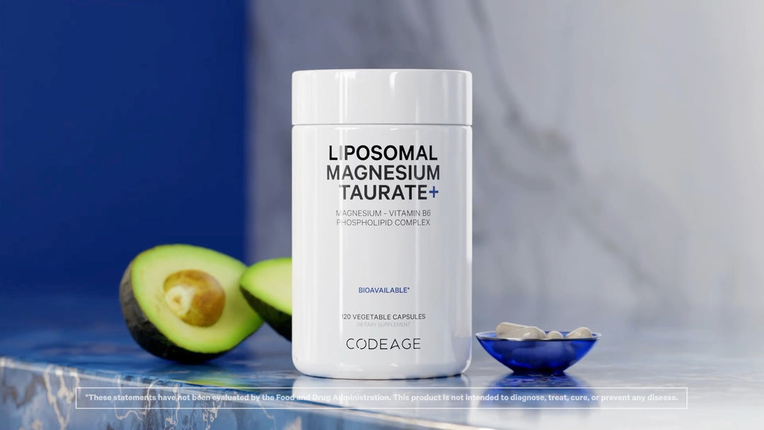 Liposomal Magnesium Taurate+ for Stress Relief, Energy Boost, and Performance Support