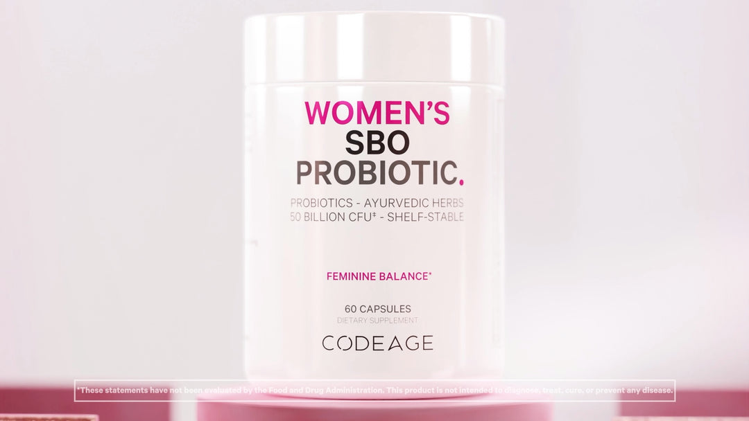 Probióticos a base de tierra para mujeres con prebióticos, arándanos y hierbas