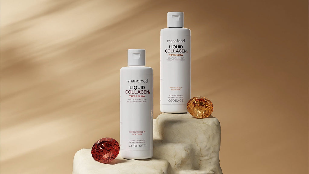 Collagne liquide avec CLA, acide hyaluronique et vitamine E | Codeage Collagne liquide avec CLA, acide hyaluronique et vitamine E | Codeage