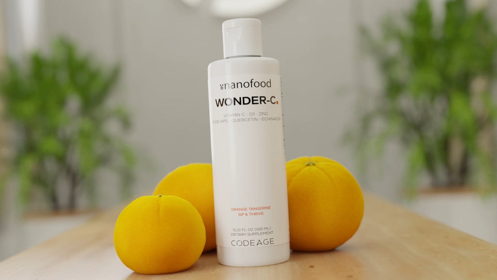 Vitamina C liposomal líquida y bioflavonoides cítricos