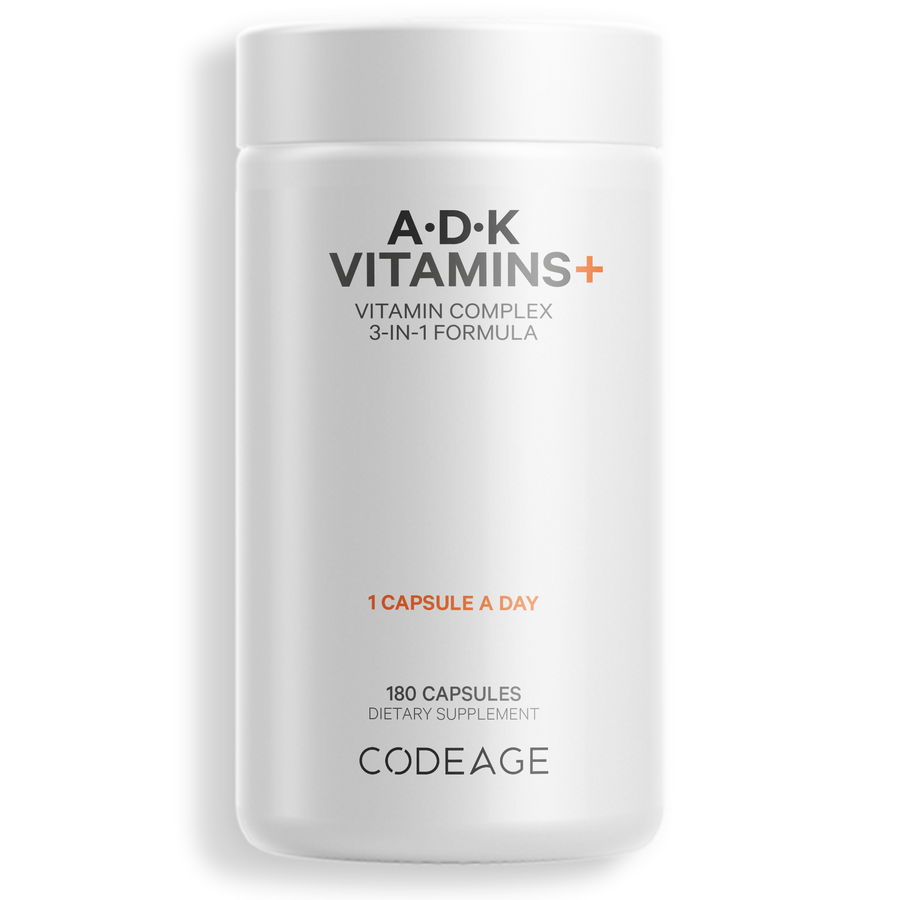 Codeage ADK Multivitamins Vitamins A D K Supplement Front