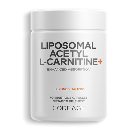 acetyl l carnitine is it an amino acid Codeage Liposomal L-Carnitine+ 500mg ALCAR Supplement, 3-Month Supply Subscription:[Multibuy 3] Peptide Therapy for Injury 