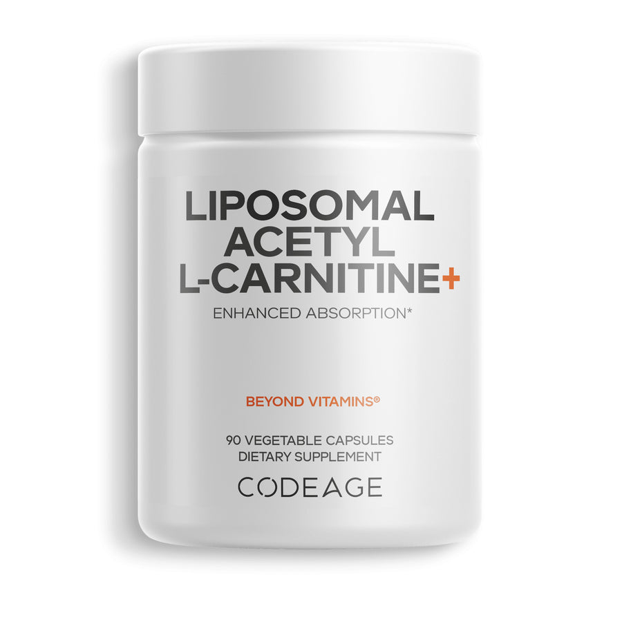 Codeage Liposomal Acetyl-L-Carnitine 500mg Supplement 3-Month Supply Codeage Liposomal Acetyl-L-Carnitine 500mg Supplement 3-Month Supply