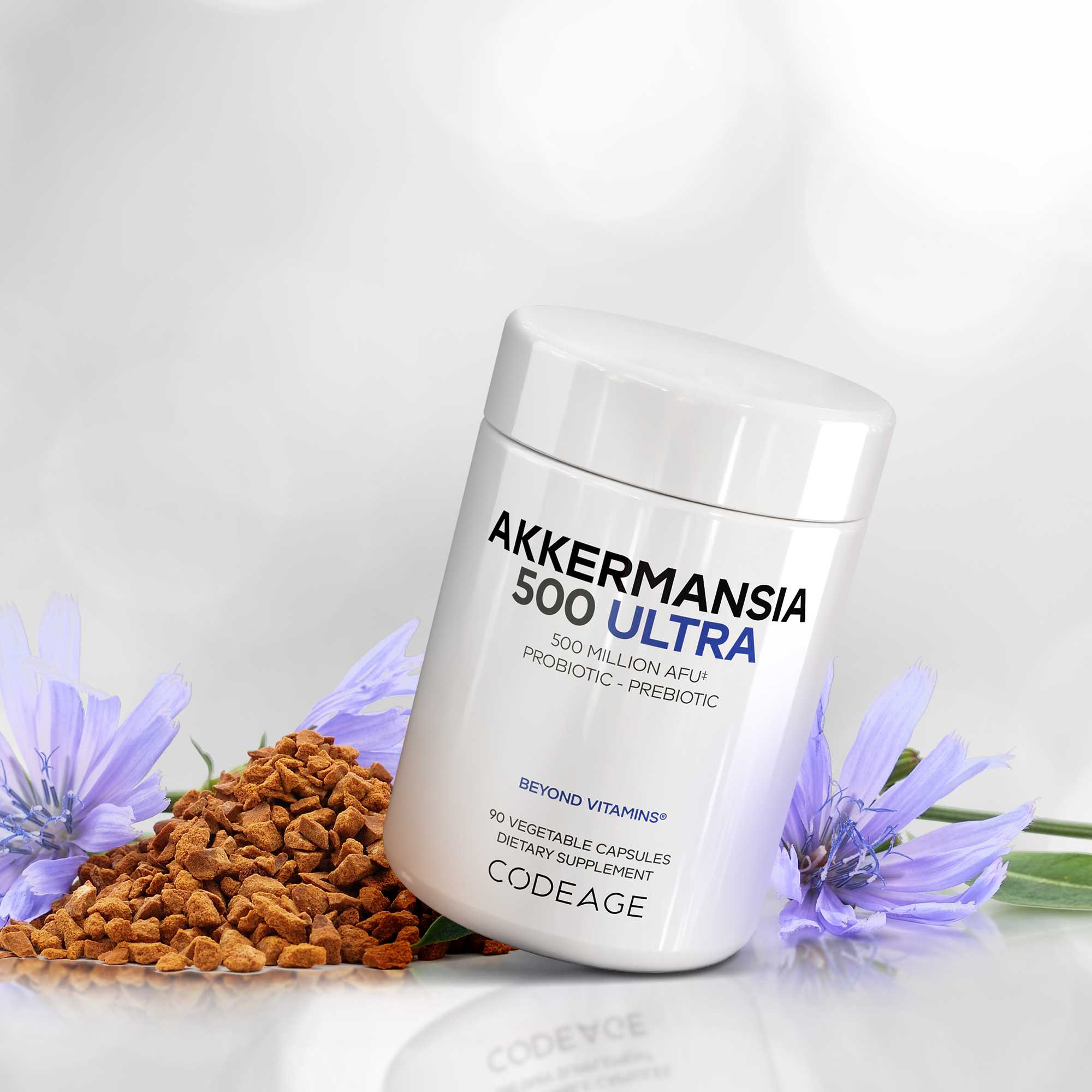 Codeage Akkermansia Supplement Chicory Inulin 500 Millions AFUs