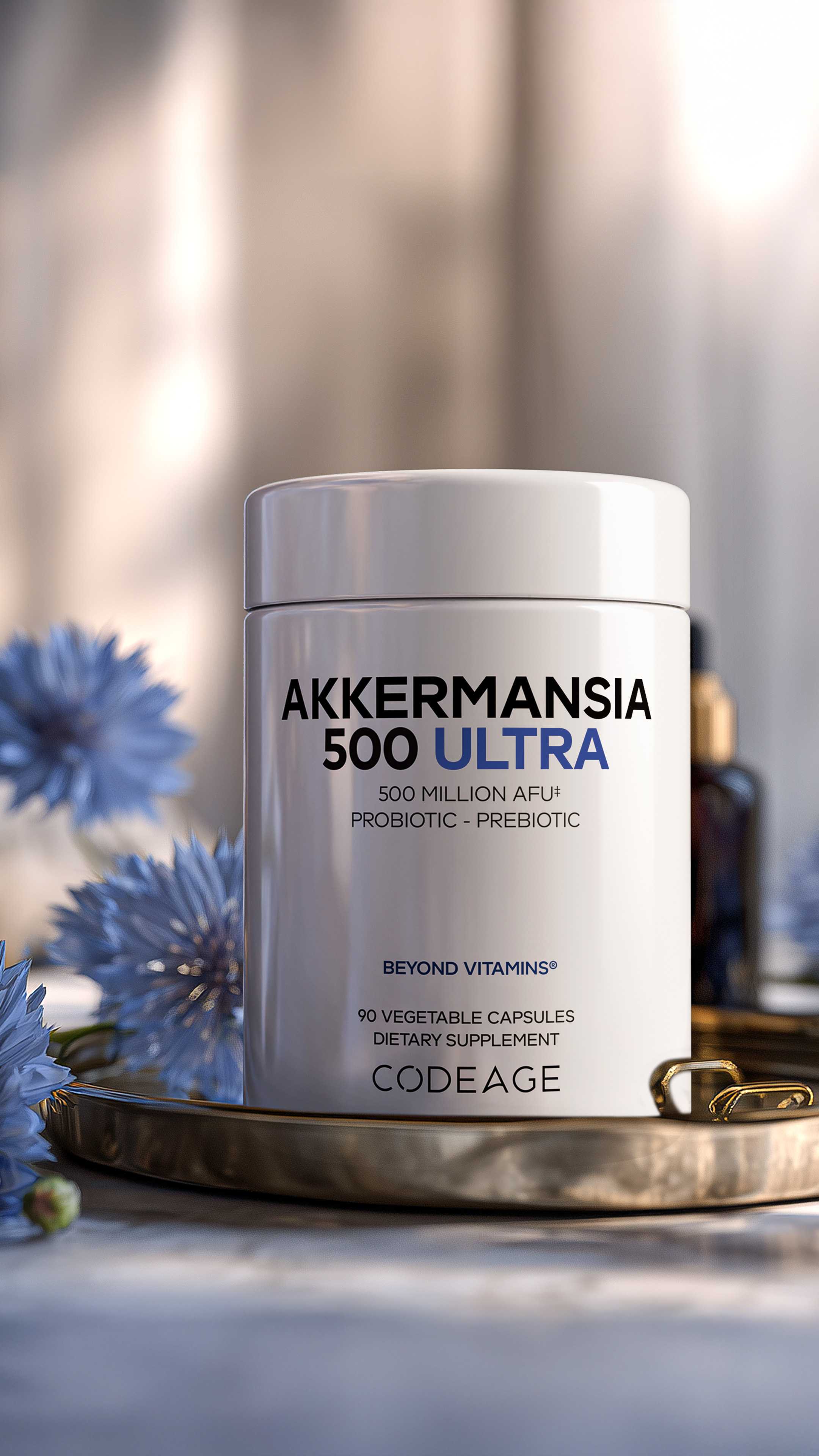 Codeage Akkermansia Muciniphila 500M AFUs Probiotic Supplement