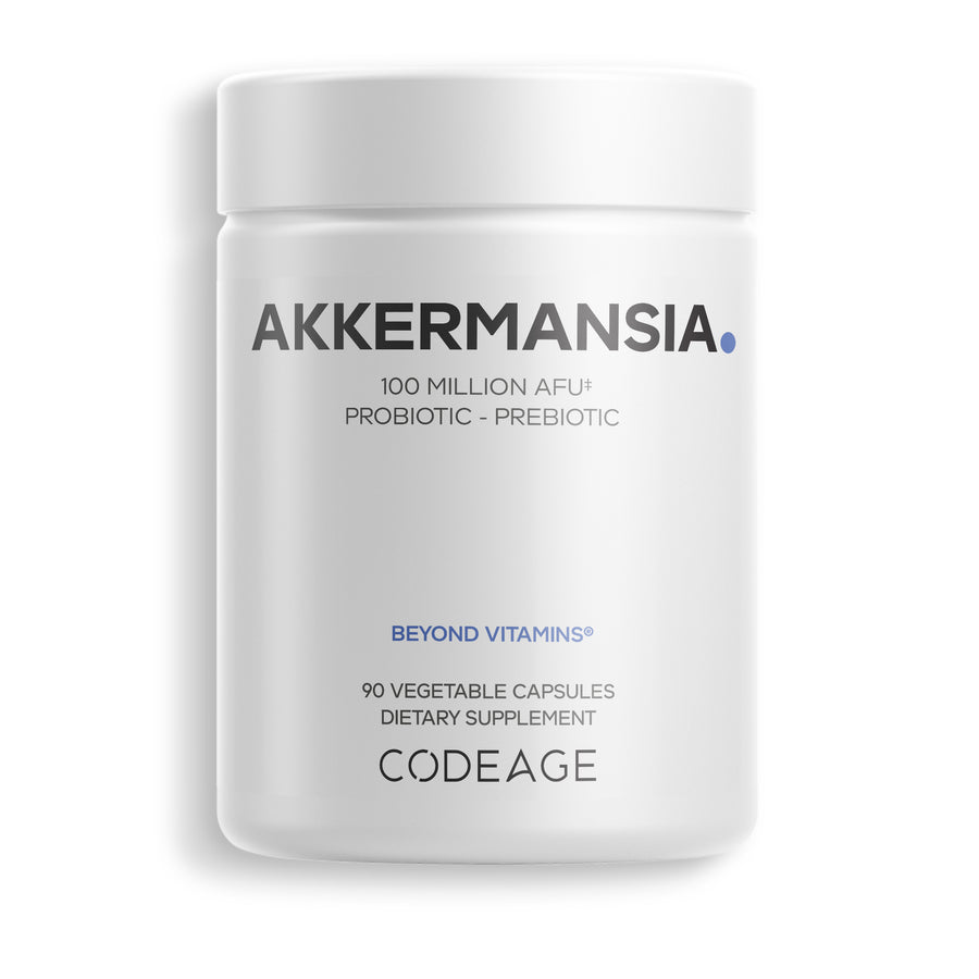 Codeage Supplment Akkermansia Probiotic, Akkermansia Muciniphila 100 millions d'UFA Codeage Supplment Akkermansia Probiotic, Akkermansia Muciniphila 100 millions d'UFA