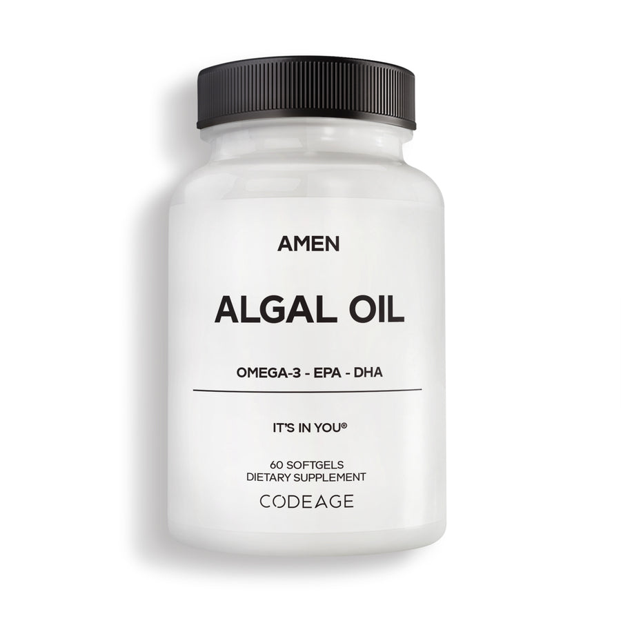 Amen Algal Oil Vegan Omega 3 Supplement