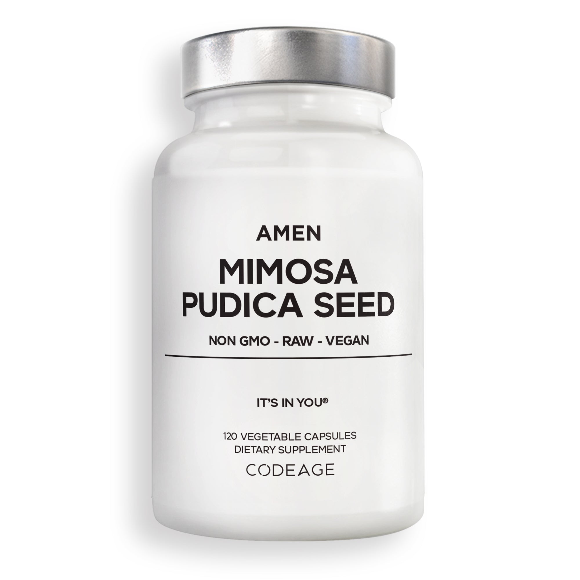 Amen Mimosa Pudica Seed Capsules Supplement Immune & Digestive Support