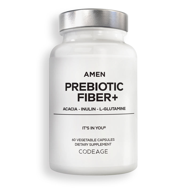 Amen Prebiotic Fiber capsules with Chicory Inulin and Acacia 