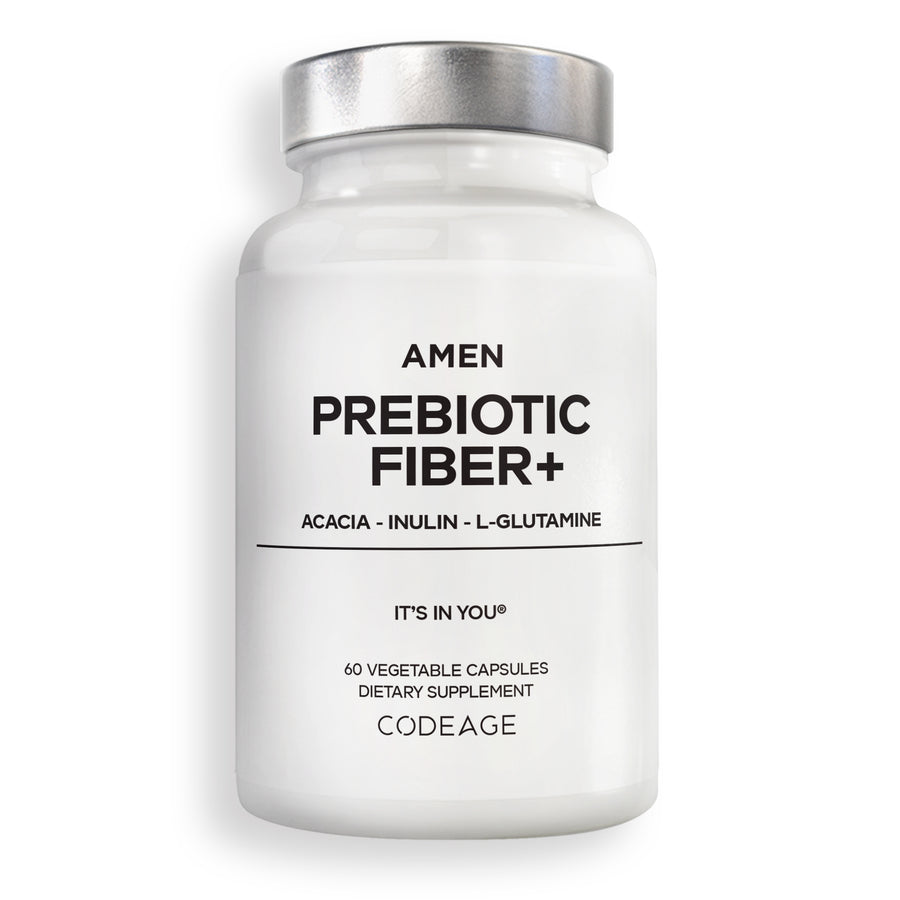 Amen Prebiotic Fiber capsules with Chicory Inulin and Acacia 