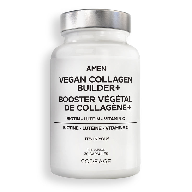 Amen Vegan Collagen Supplement Biotin Vitamin C Capsules supplement meatless collagen