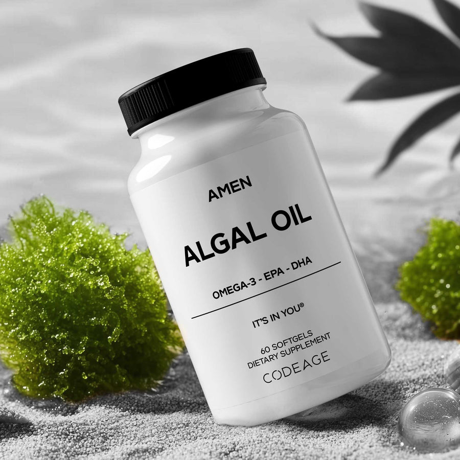 Amen Algal Oil Vegan Omega 3 Supplement