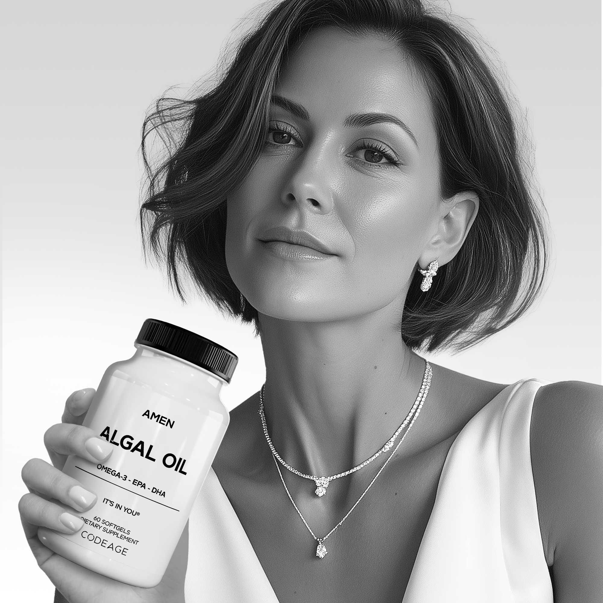 Amen Algal Oil Vegan Omega 3 Supplement