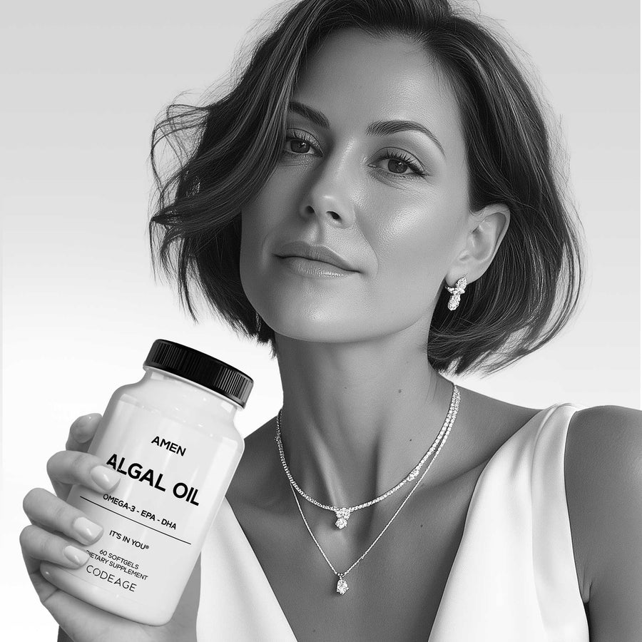 Amen Algal Oil Vegan Omega 3 Supplement