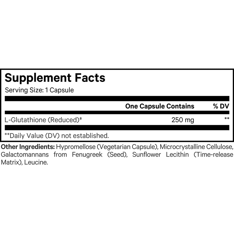 Amen L-Glutathione SR+ Sustained-Release Reduced L-Glutathione Galactomannans Supplement Codeage Amen L-Glutathione SR+ Sustained-Release Reduced L-Glutathione Galactomannans Supplement Codeage