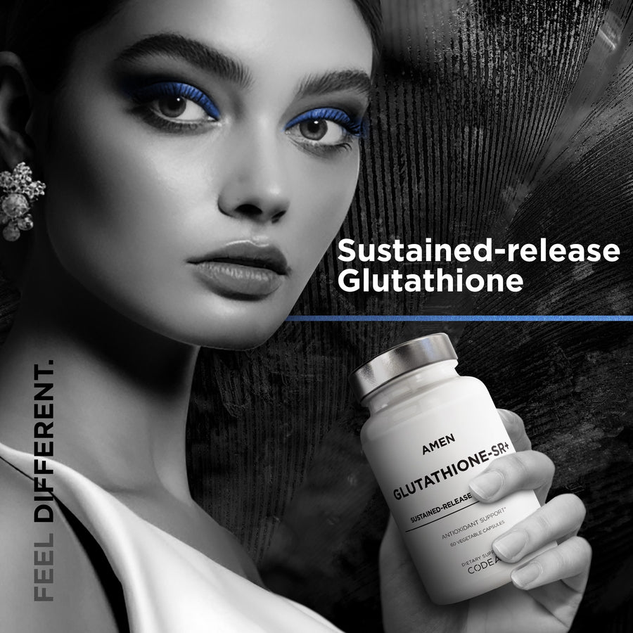 Amen Glutathione-SR+ supplement L-Glutathione Reduced  1 women