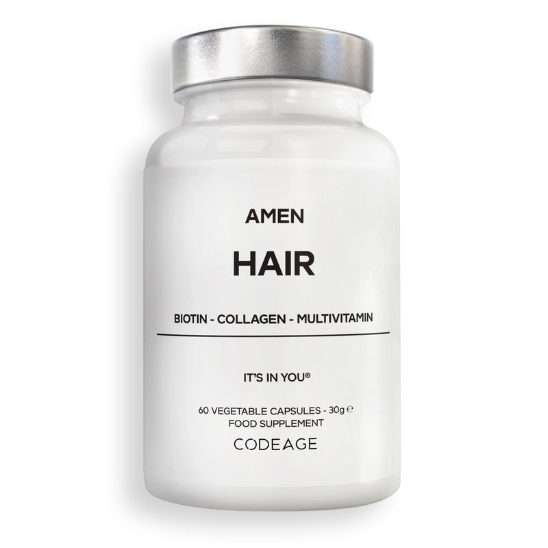 Amen Hair supplement, biotin and collagen hair vitamins