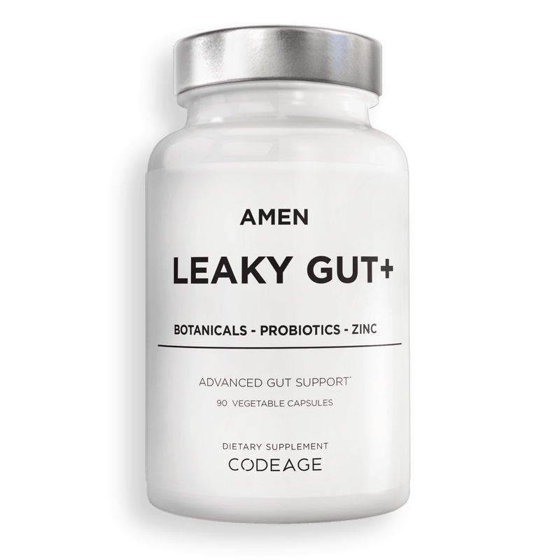 Amen Leaky Gut Health Capsules Supplement  With Botanicals, Herbs & Zinc