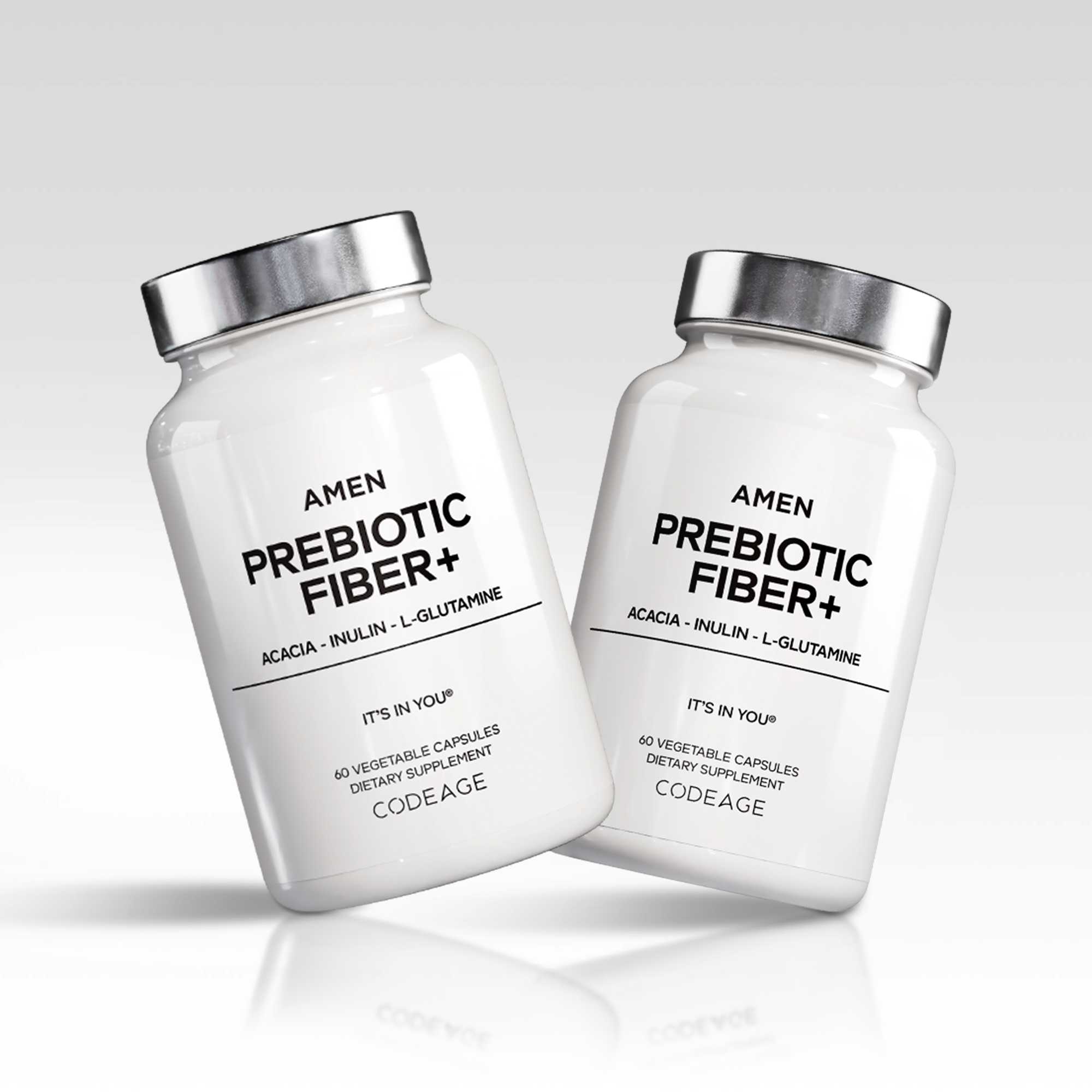 Amen Prebiotic Fiber capsules with Chicory Inulin and Acacia