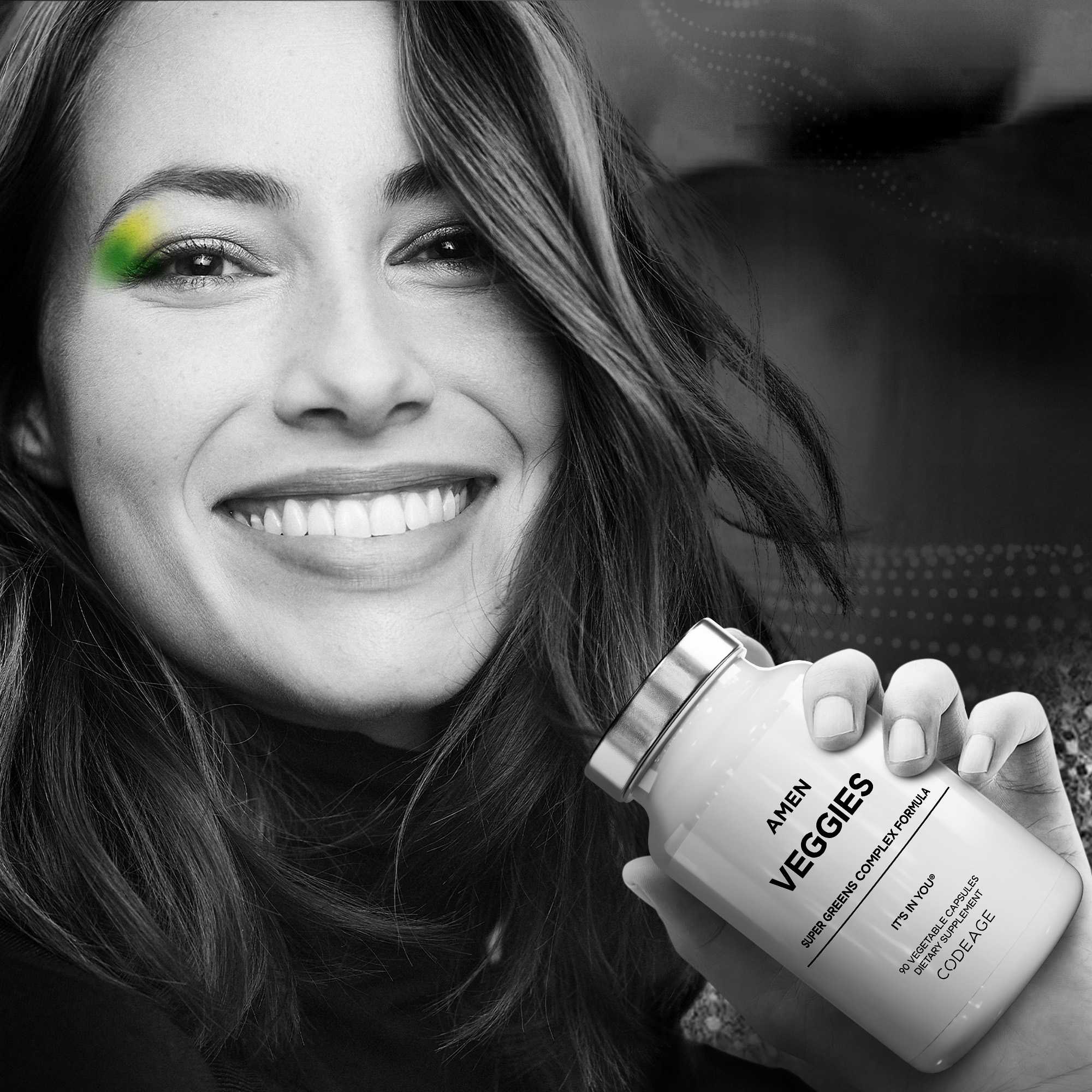 Amen Veggies Vitamins Superfood Raw Whole Food Vegetables Supplement 