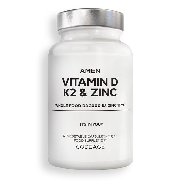 Amen Vitamin D, K2 & Zinc EU-UK