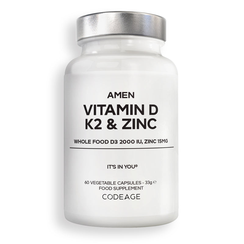 Codeage Amen Vitamin D, K2, and Zinc supplement 