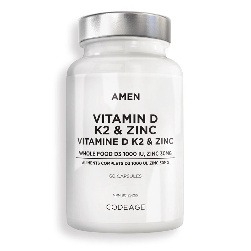 Amen Vitamin D K2 & Zinc