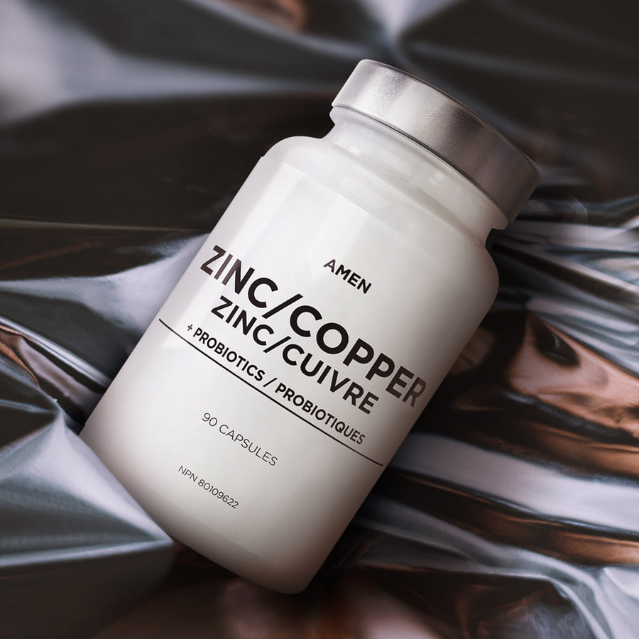 Amen Zinc Copper Supplement Probiotics