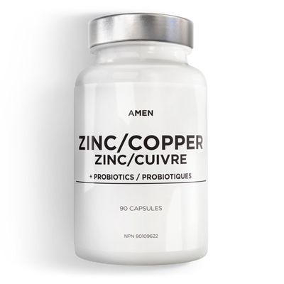 Amen Zinc Copper with Probiotics CA