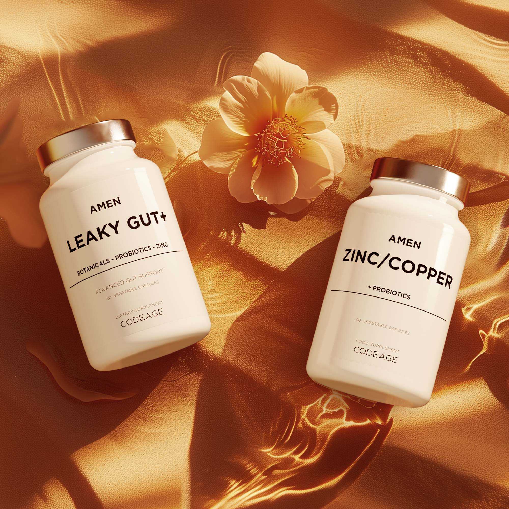 Amen Zinc Copper with Probiotics, Zinc Picolinate, Glycinate