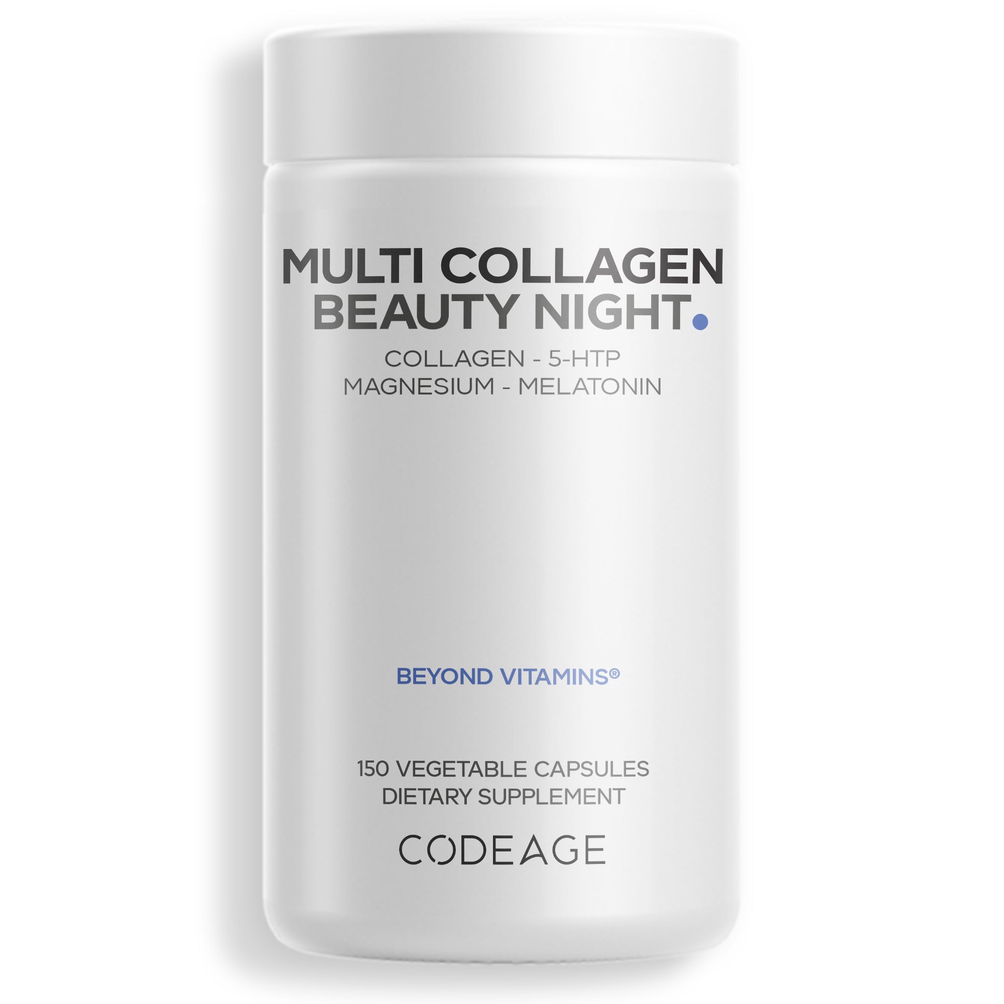 Codeage Multi Collagen Beauty Night Melatonin Supplement front