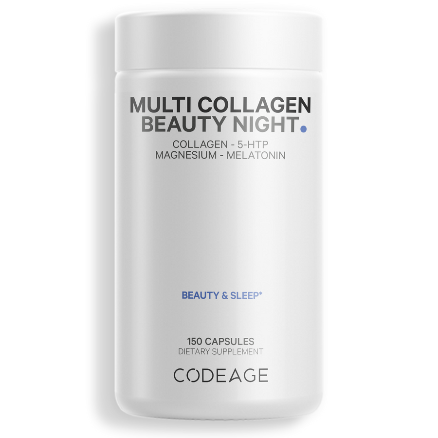 Codeage Multi Collagen Beauty Night Melatonin Supplement front