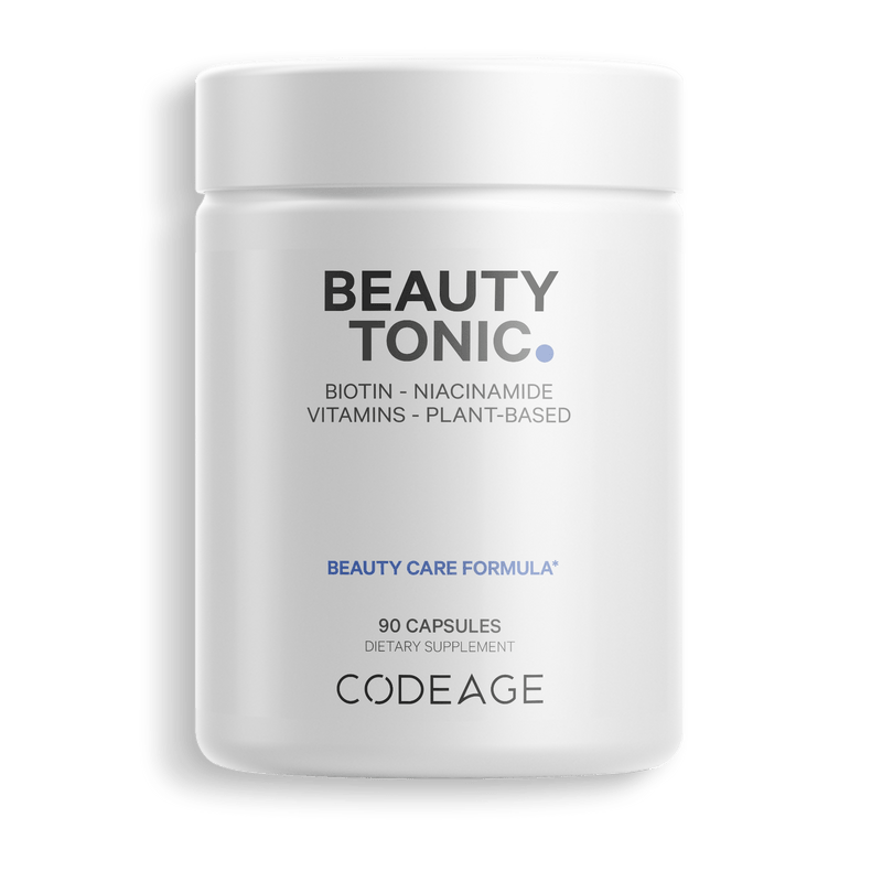 Vegan Collagen Biotin Beauty Tonic Codeage Front Plant Based